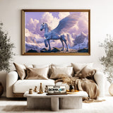 Majestic White Pegasus Fantasy Oil Painting - image 5
