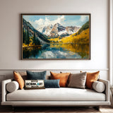 Maroon Bells Landscape Oil Painting - image 4