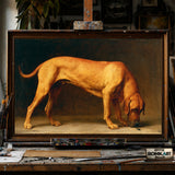 Mature Broholmer Dog - Hand-Painted Oil Painting - View 1