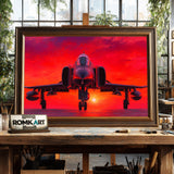 Mcdonnell Douglas F-4 Phantom Ii Oil Painting - image 2