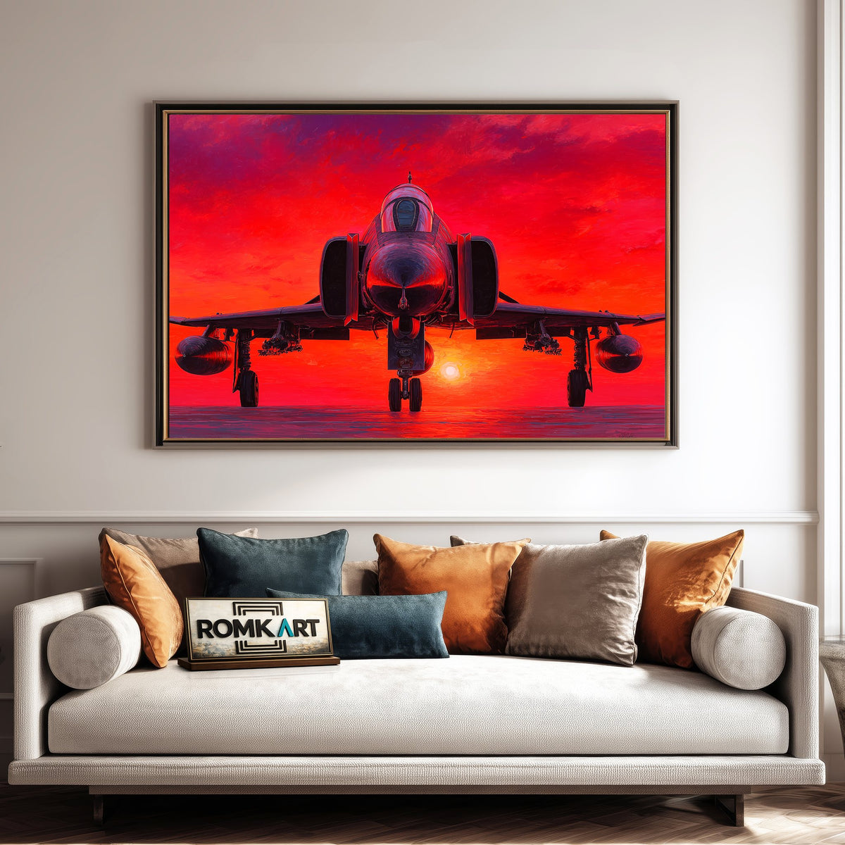 Mcdonnell Douglas F-4 Phantom Ii Oil Painting - image 4