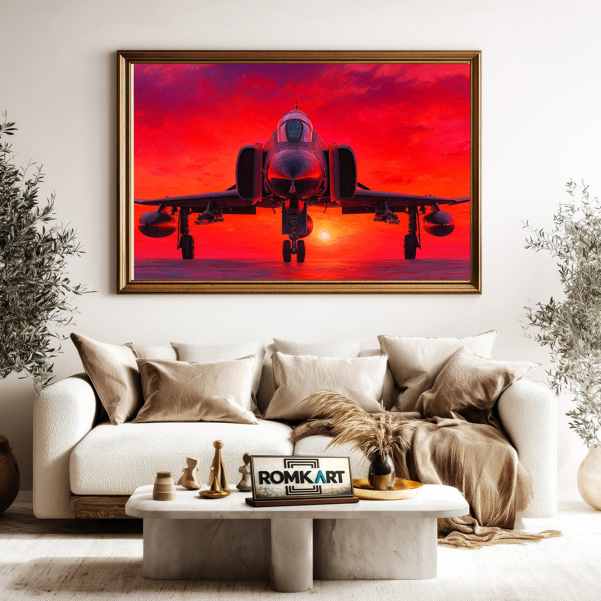 Mcdonnell Douglas F-4 Phantom Ii Oil Painting - image 5