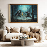 Medieval Battle Historical Oil Painting - image 5