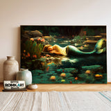 Mermaid 2 Fantasy Oil Painting - image 3