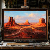 Monument Valley - Hand-Painted Oil Painting - View 1
