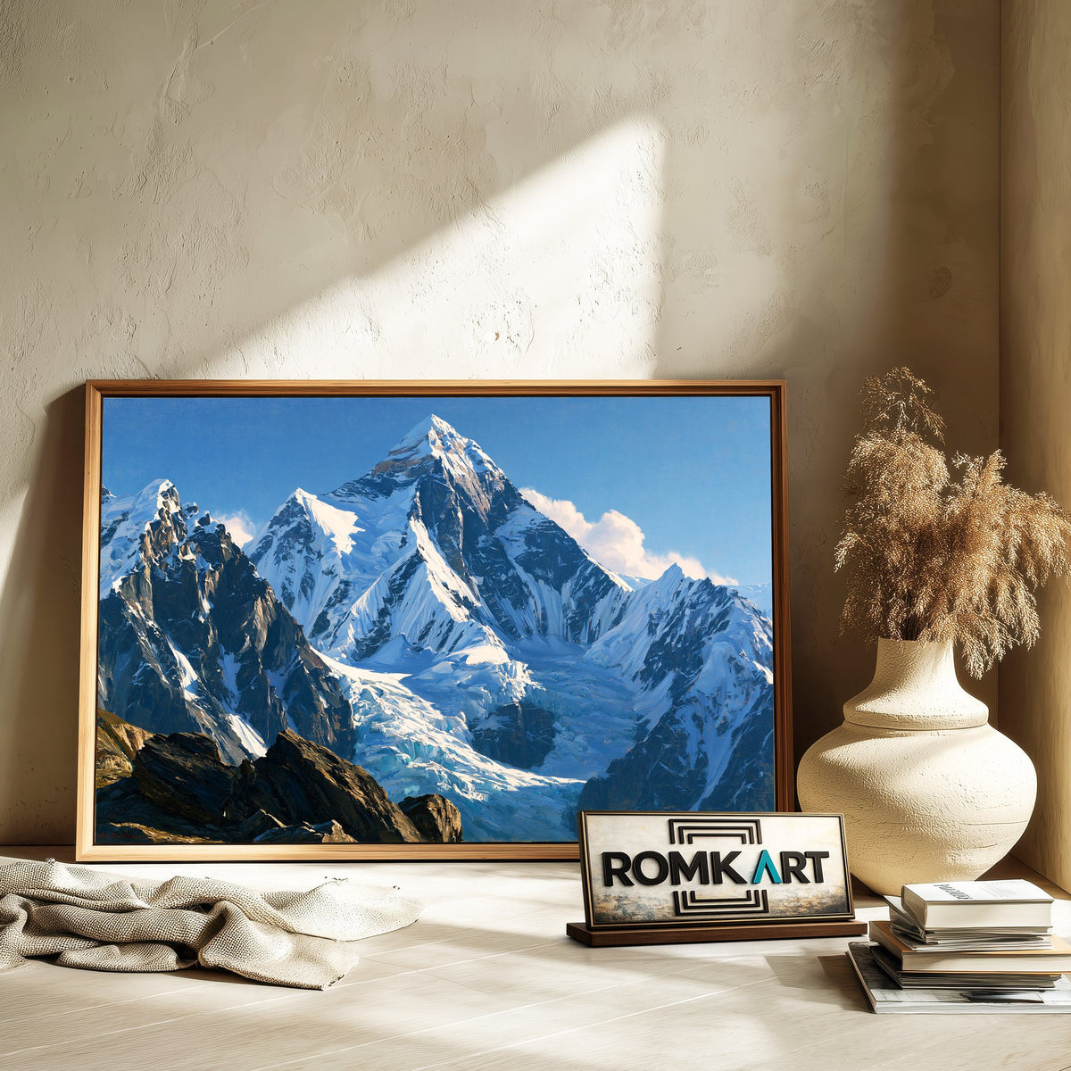Monumental Himalayan Panorama Oil Painting - image 6