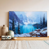 Moraine Lake, Banff National Park Waterscape Oil Painting - image 3