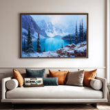 Moraine Lake, Banff National Park Waterscape Oil Painting - image 4