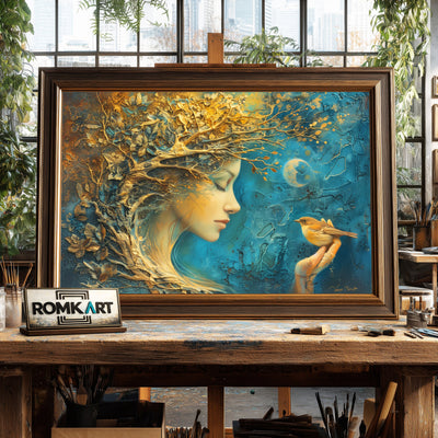 Mother Nature Abstract Oil Painting - image 2