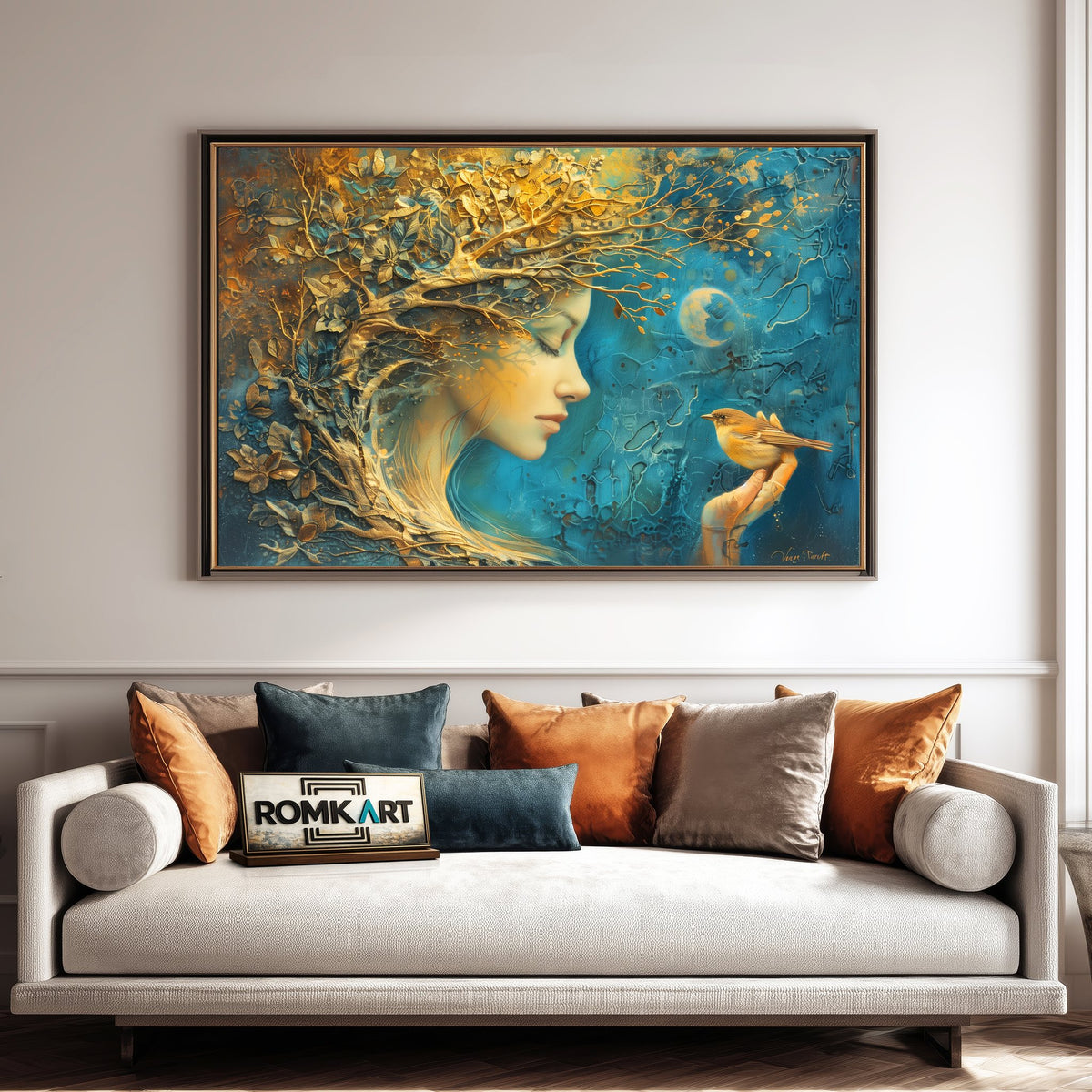 Mother Nature Abstract Oil Painting - image 4