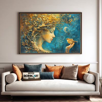 Mother Nature Abstract Oil Painting - image 4