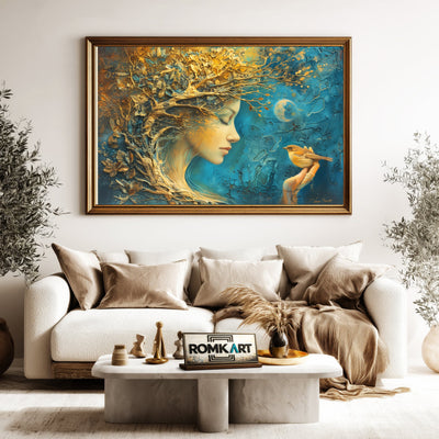 Mother Nature Abstract Oil Painting - image 5