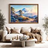 Mount Fuji Anime Landscape Oil Painting - image 5