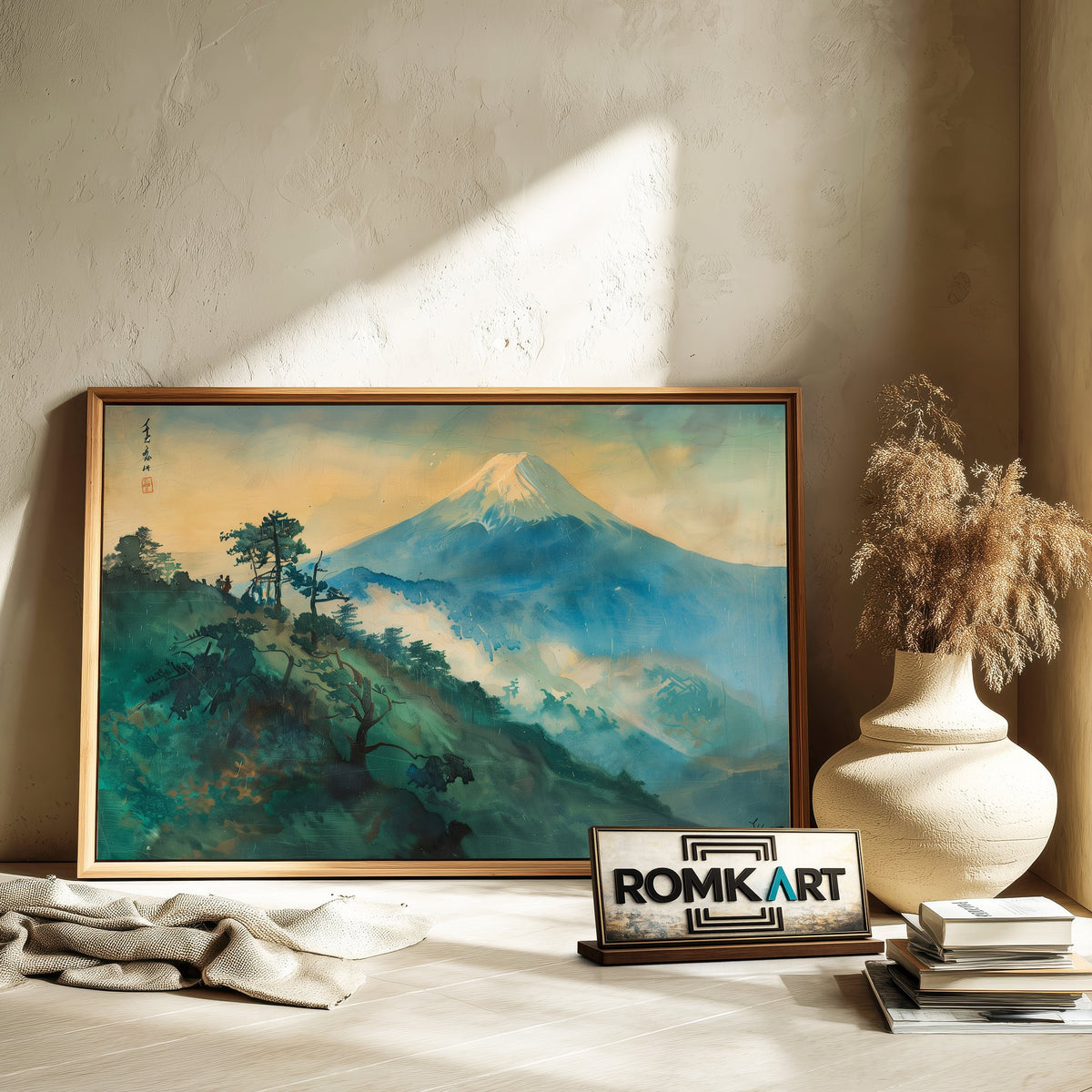 Mount Fuji Landscape Oil Painting - image 6
