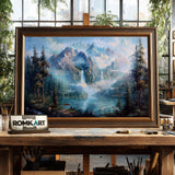 Mountain Landscape Oil Painting - image 2