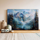 Mountain Landscape Oil Painting - image 3