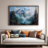 Mountain Landscape Oil Painting - image 4