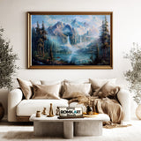 Mountain Landscape Oil Painting - image 5