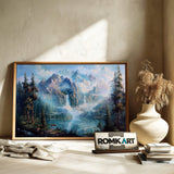 Mountain Landscape Oil Painting - image 6