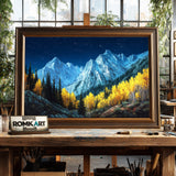 Mountain Landscape Sneffels Wilderness Forest Landscape Oil Painting - image 2