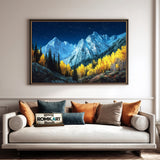 Mountain Landscape Sneffels Wilderness Forest Landscape Oil Painting - image 4