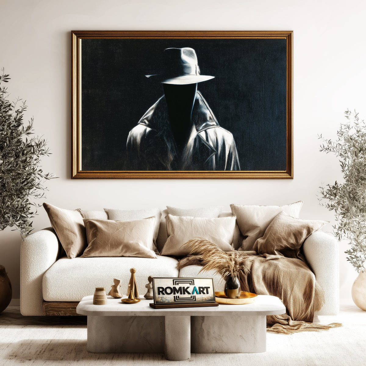 Mr Nobody Black Abstract Oil Painting - image 5