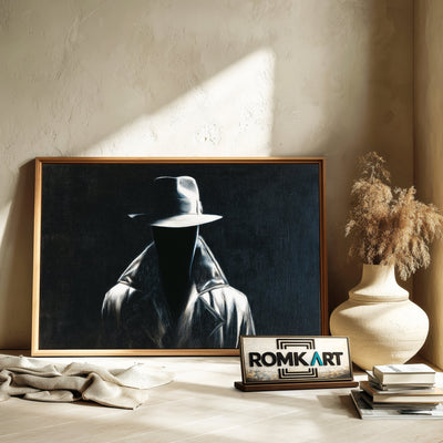 Mr Nobody Black Abstract Oil Painting - image 6