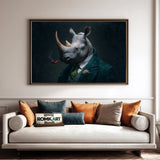 Mr Rhinoceros Oil Painting - image 4