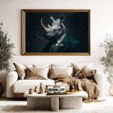 Mr Rhinoceros Oil Painting - image 5