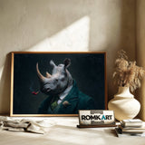 Mr Rhinoceros Oil Painting - image 6