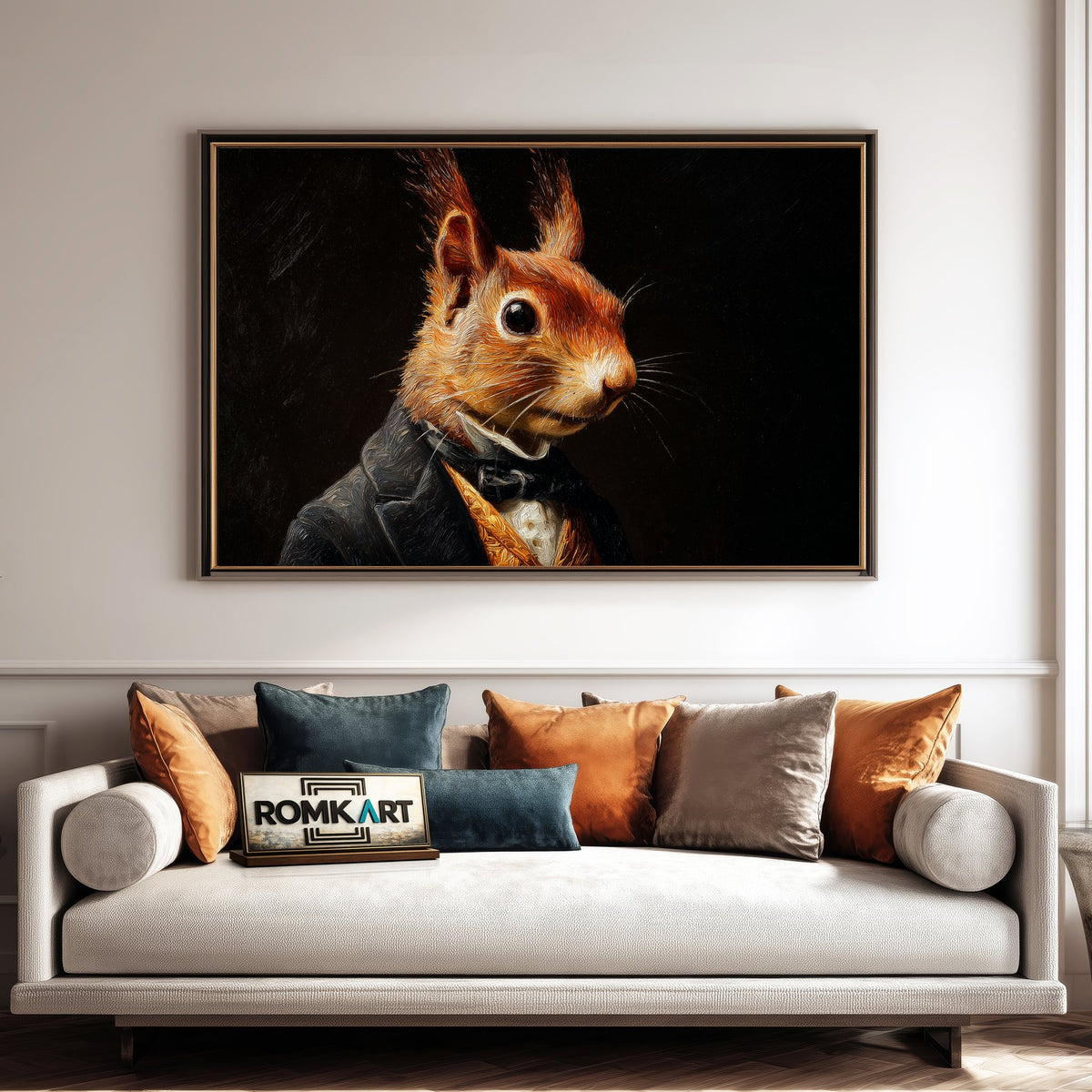 Mr Squirrel Oil Painting - image 4