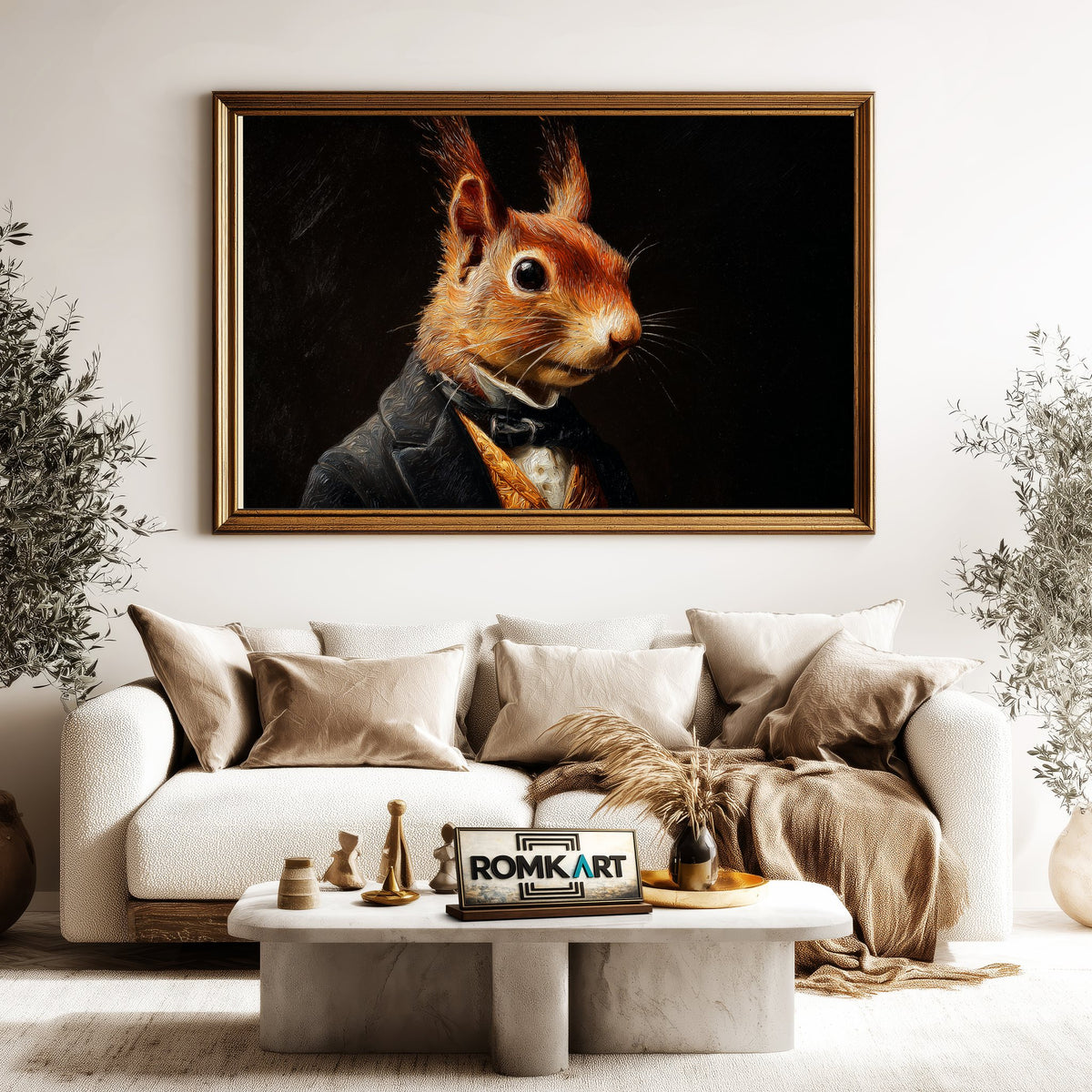 Mr Squirrel Oil Painting - image 5