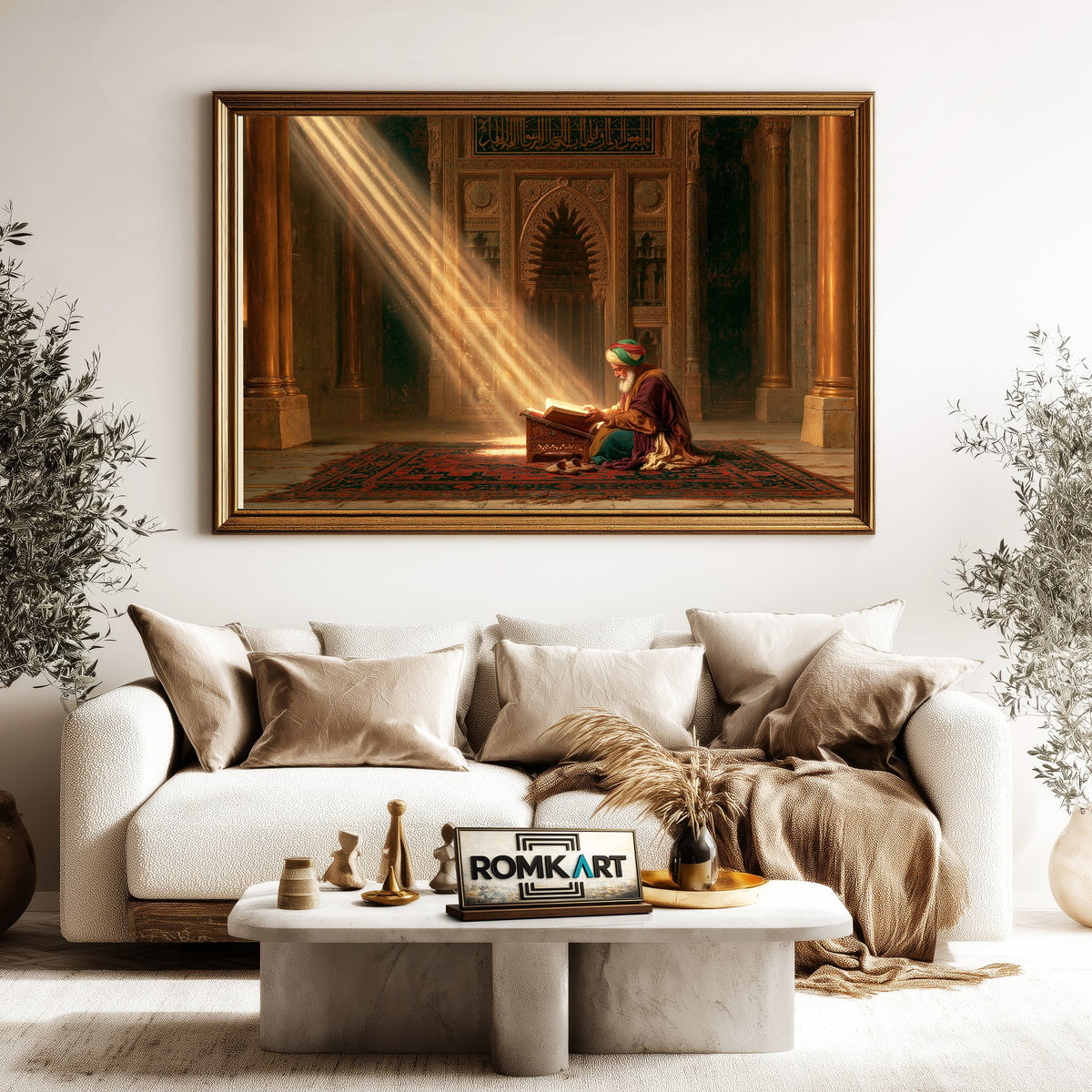 Muslim Scholar Islamic Oil Painting - image 5