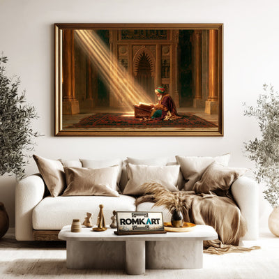 Muslim Scholar Islamic Oil Painting - image 5