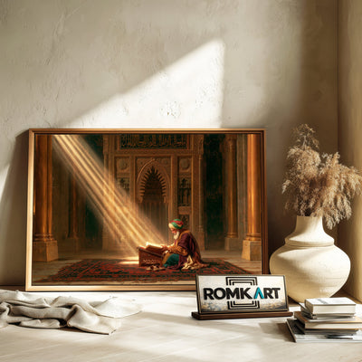 Muslim Scholar Islamic Oil Painting - image 6