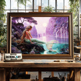 Mythical Mermaid Fantasy Oil Painting - image 2