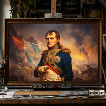 Napoleon Bonaparte hand-painted oil painting on canvas