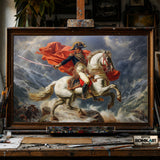 Napoleon Bonaparte Riding Horse hand-painted oil painting on canvas