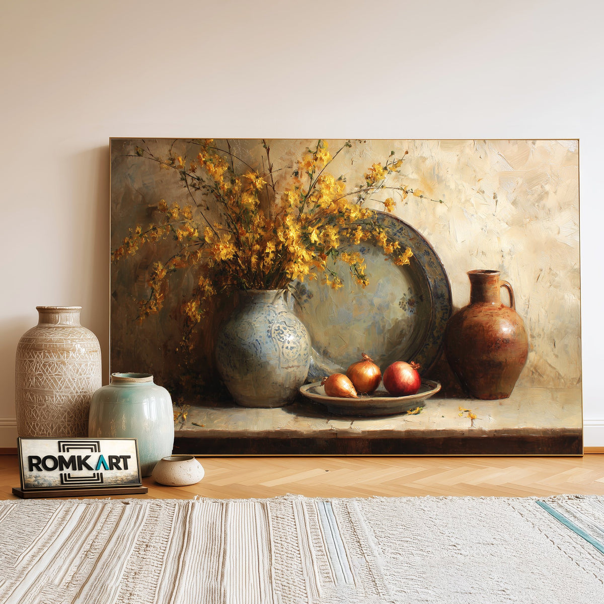 Old Kitchen Still Life Oil Painting - image 3