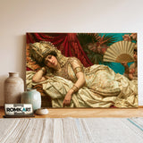 Orientalist Cleopatra Historical Oil Painting - image 3