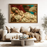 Orientalist Cleopatra Historical Oil Painting - image 5