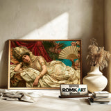 Orientalist Cleopatra Historical Oil Painting - image 6