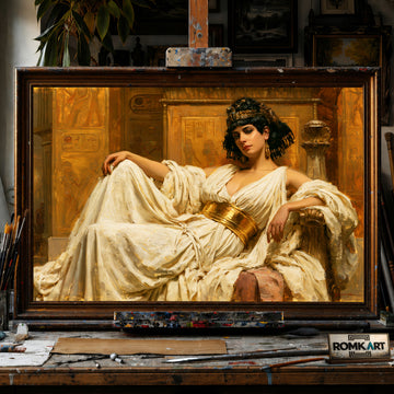 Painting of Cleopatra hand-painted oil painting on canvas