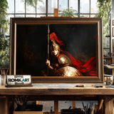 Pallas Athena Fantasy Oil Painting - image 2
