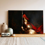 Pallas Athena Fantasy Oil Painting - image 3