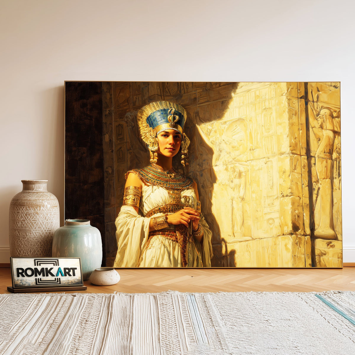 Pharaoh Hatshepsut Historical Oil Painting - image 3