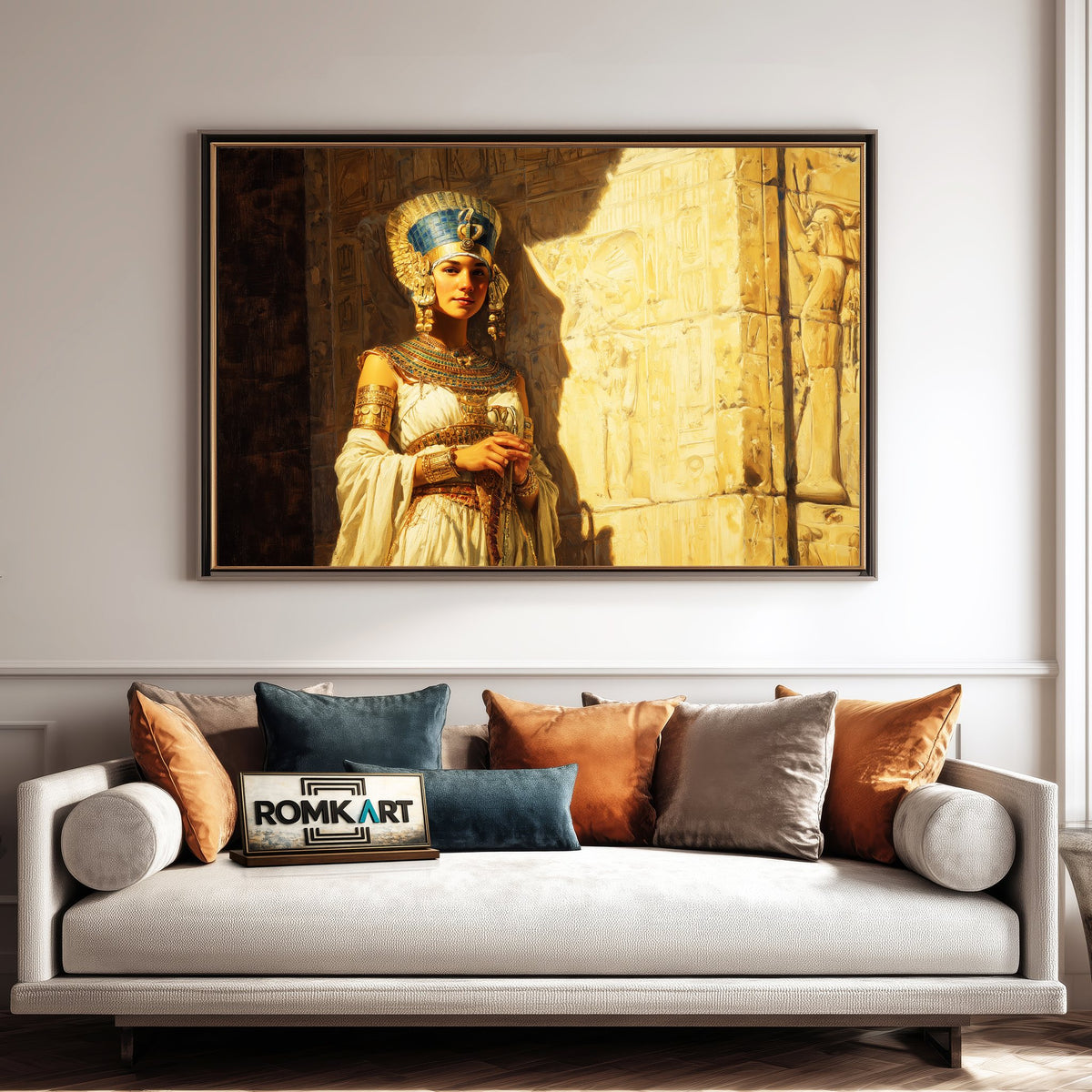 Pharaoh Hatshepsut Historical Oil Painting - image 4