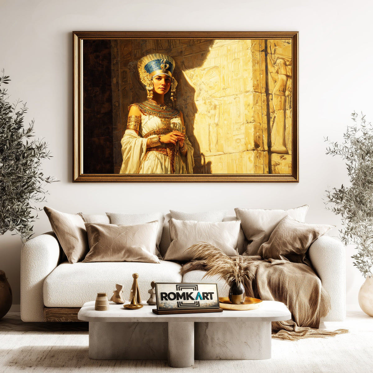 Pharaoh Hatshepsut Historical Oil Painting - image 5