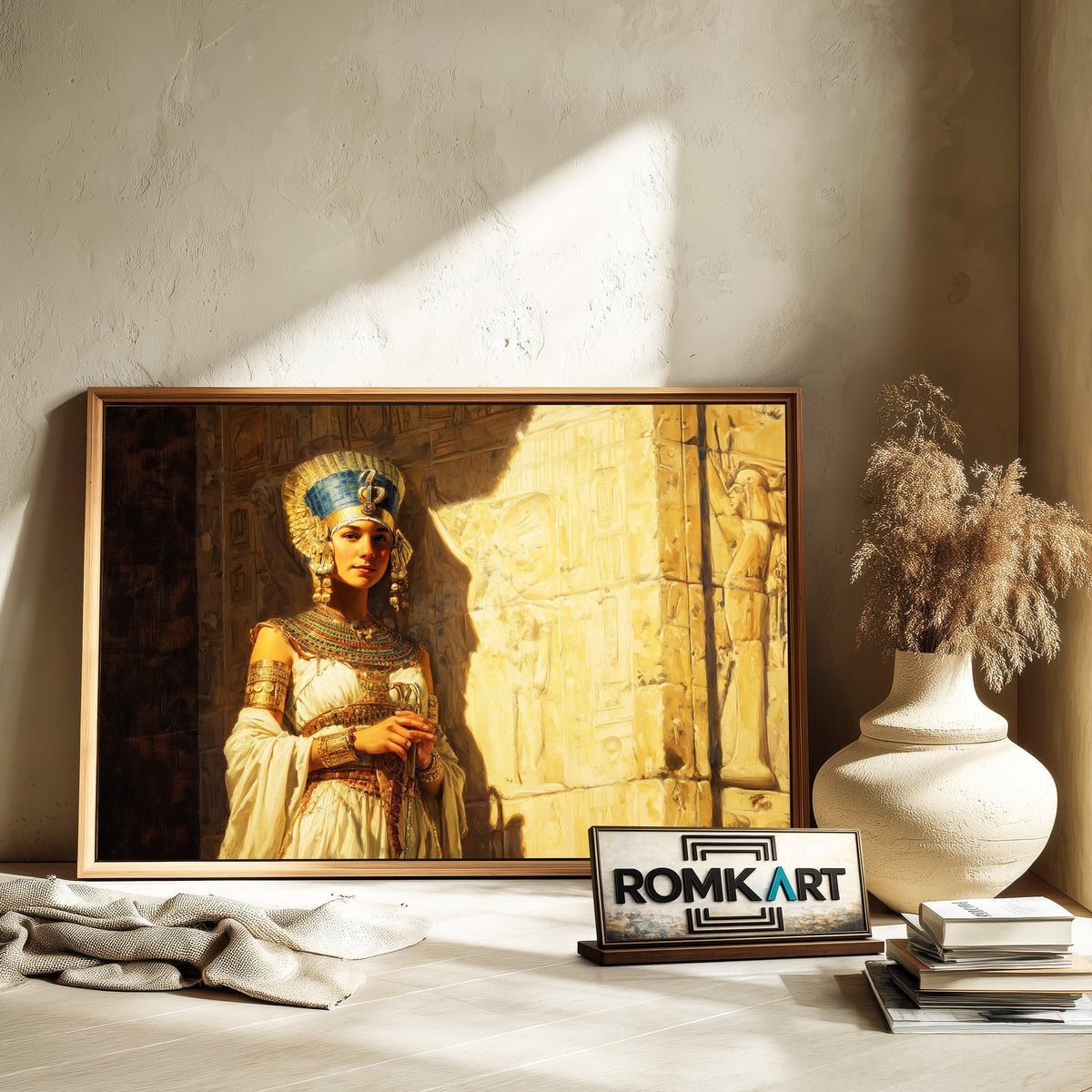 Pharaoh Hatshepsut Historical Oil Painting - image 6