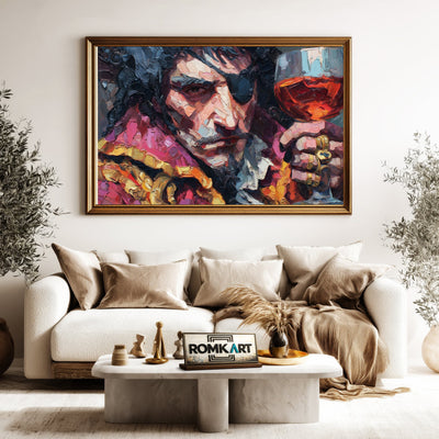 Pirate Captain Impasto Oil Painting - image 5